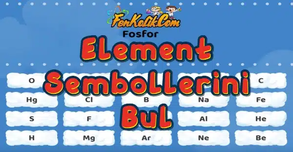 7.Sınıf 4.Ünite Element Sembollerini Bul Oyunu