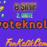 8.Sınıf 2.Ünite Biyoteknoloji