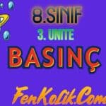 8.Sınıf 3.Ünite Basınç