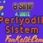 8.Sınıf 4.Ünite Periyodik Sistem
