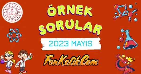 2023 Mayıs Ayı Fen Bilimleri Örnek Soruları